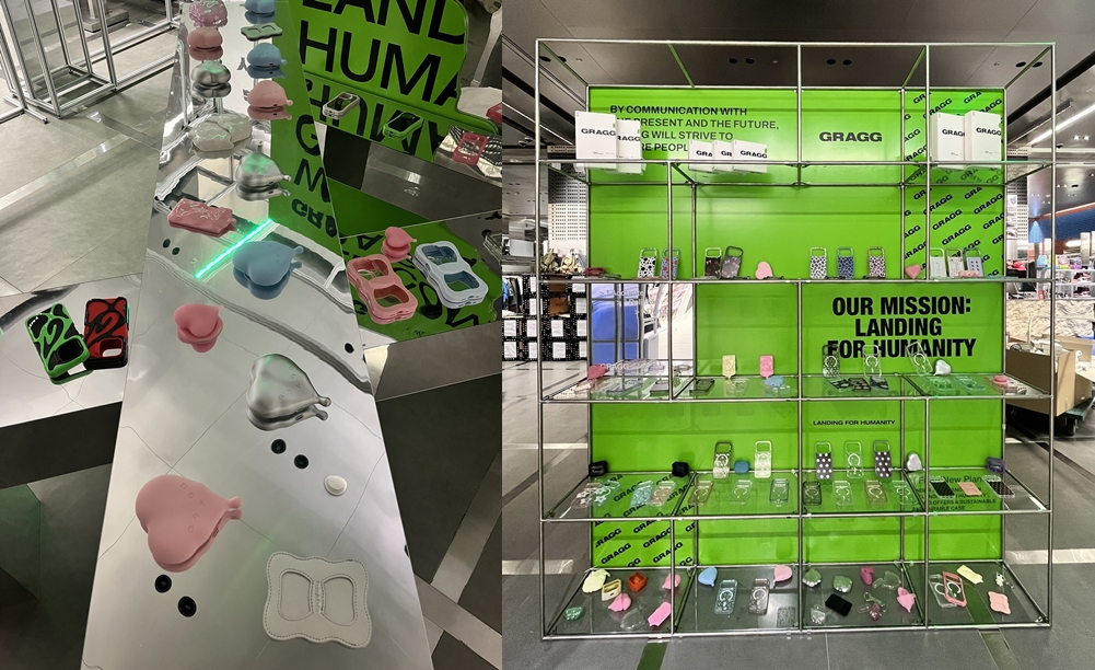 그래그(GRAGG), 더현대서울 피어에서 샵인샵 운영, 미래적 테크 무드 공간 선보여 89-Image